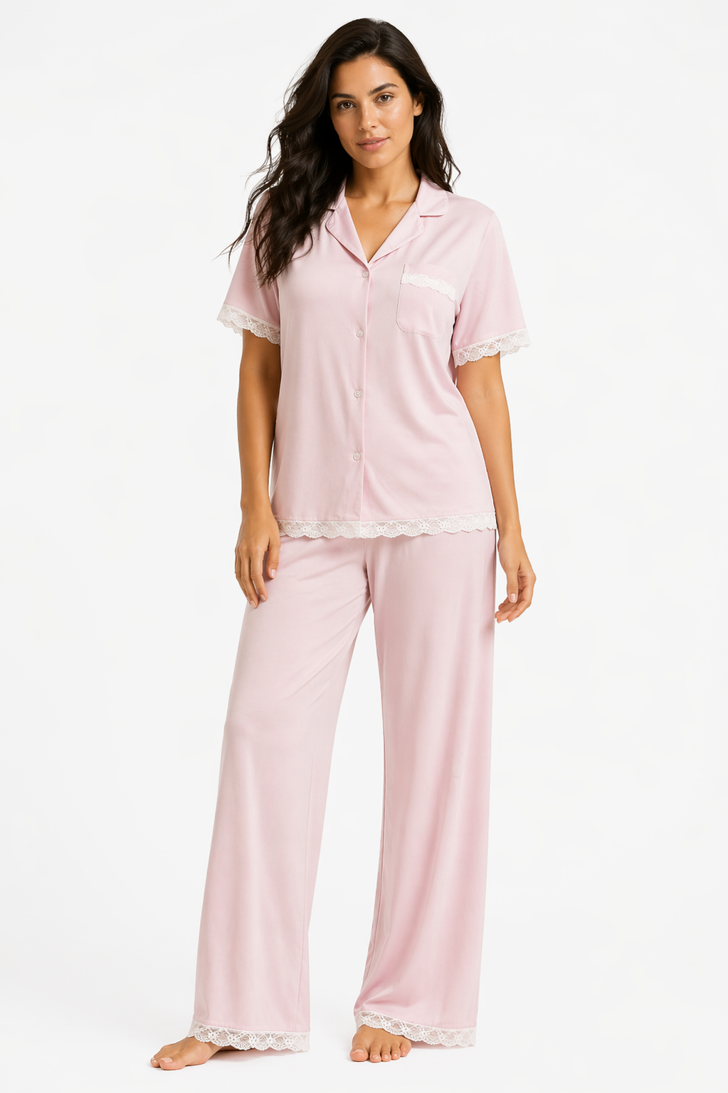 Ensemble Blush Harmony – Pyjama en Modal TENCEL™ ultra doux